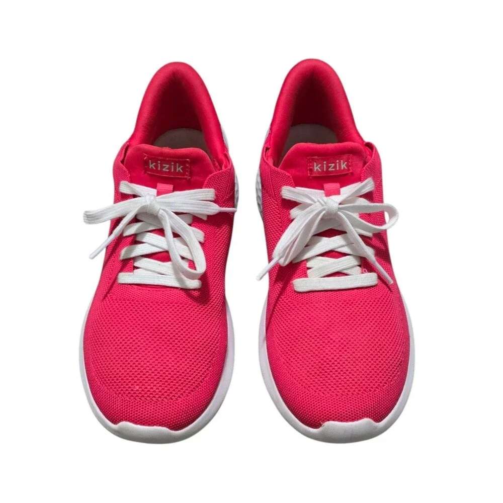 Kizik Athens Hands Free Shoes Womans Size 9.5 Wide Slip In Sneakers Watermelon